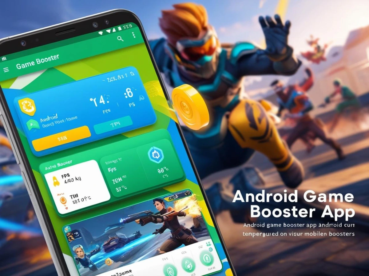 واجهة تطبيق Game Booster أثناء تشغيل لعبة على الأندرويد